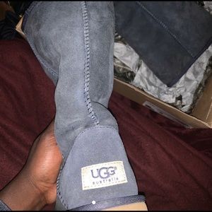 UGG Classic Short Navy Blue Boots